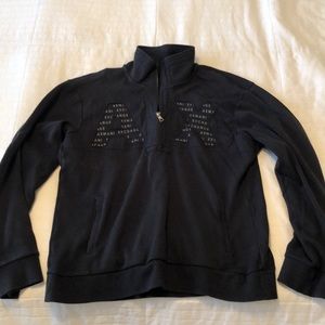Armani Exchange half zip sweatshirt